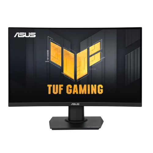 ASUS TUF Gaming VG24VQER - Monitor a LED - gaming - curvato - 24" (23.8" visualizzabile) - 1920 x 1080 Full HD (1080p) @ 180 Hz - VA - 250 cd/m² - 3000:1 - 1 ms - 2xHDMI, DisplayPort - nero